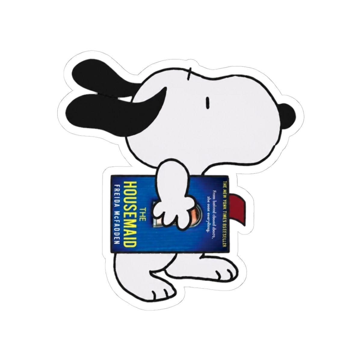 snoopy reading the housemaid | Freida McFadden