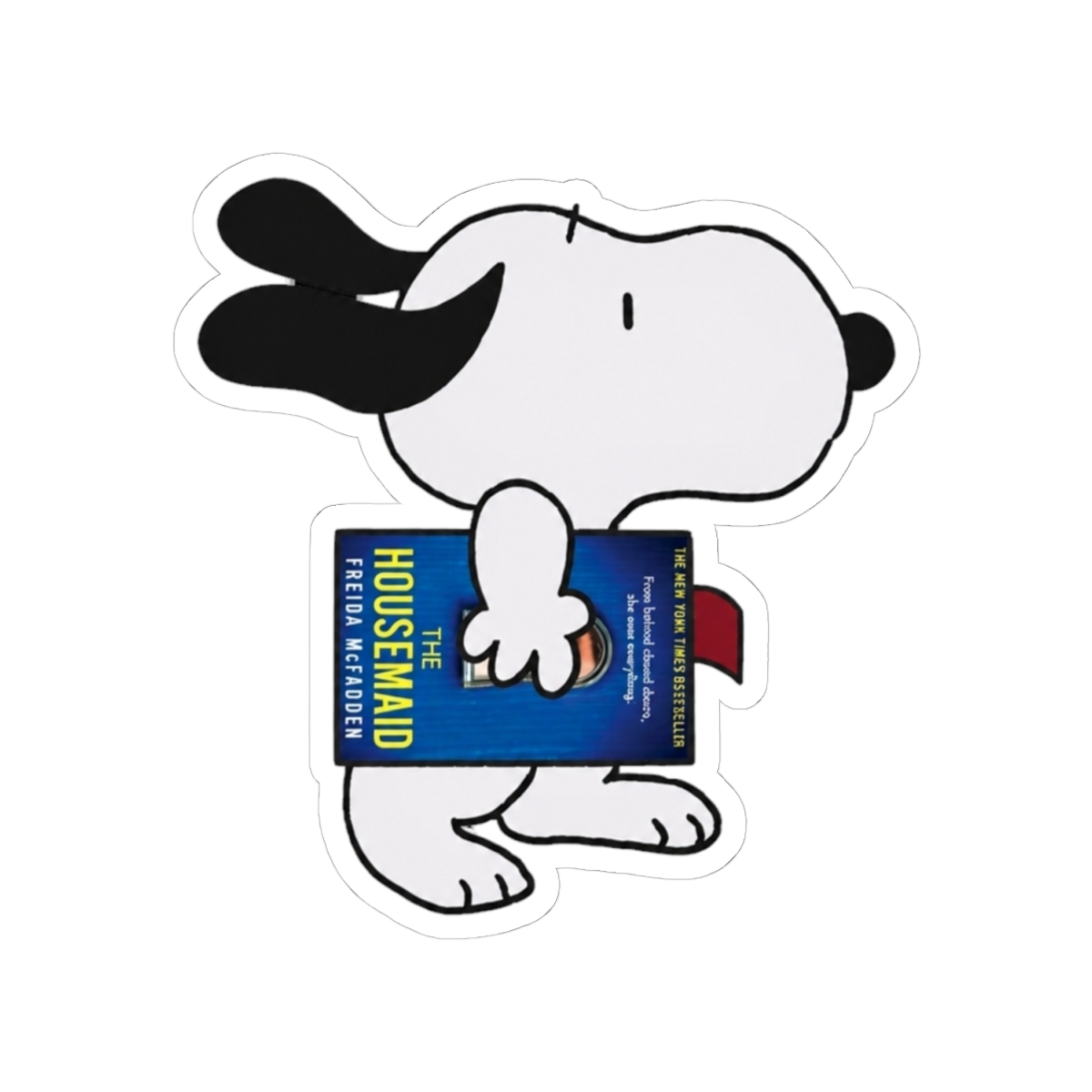 snoopy reading the housemaid | Freida McFadden - alternate angle 1, merchandise